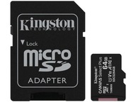 Karta microSDXC KINGSTON Canvas Select Plus 64GB