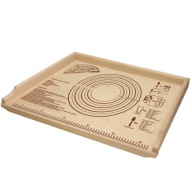 NAGY gravírozott BÜKKFA Asztal 69x48CM-ES TÉSZTÁHOZ