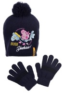 Granatowa czapka i rękawiczki George Świnka 54