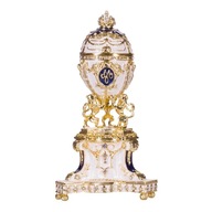 Vajíčko Faberge, Kráľovské Dánske, šperkovnica 13 cm