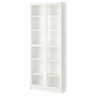 IKEA BILLY OXBERG Regál biely 80x30x202 cm