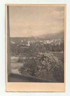 ZAKOPANE. Widok na Tatry, kościół w tle. Fot.: JAN ZWITEK. 1945.