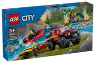 LEGO CITY 60412 TERENOWY WÓZ STRAŻACKI Z ŁODZIĄ RATUNKOWĄ 4X4 FIRE TRUCK WI