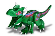 Duży składany dinozaur T-REX 28cm klocki Tyranozaur Rex D28 +naklejka lego
