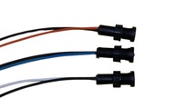 LED kontrolka 5 mm 12 V DC modrá