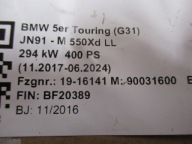 cap moulding threshold BMW 5 G31 8064907 8064906