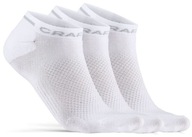 Core Dry Shaftless Sock 3-Pack White 34-