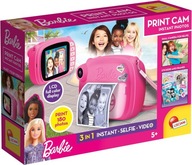 Detská okamžitá kamera Barbie Lisciani Print Cam ružová 97050
