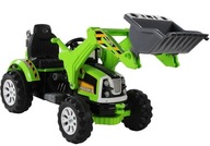 Dziecięcy Traktor na Akumulator Koparka Zielony