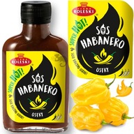 BARDZO OSTRY SOS Habanero SUPER HOT sos BBQ Z SUSZONĄ HABANERO 345g ROLESKI