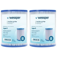 Wessper filtr do pompy Bestway 58383 58386 zamiennik 58094 typ II 2 sztuki