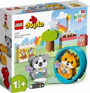 Klocki LEGO - Szczeniak i kotek z odgłosami - Zabawka dla rocznego dziecka