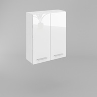 Závesná kúpeľňová skrinka W15 50X100cm biela lesklá