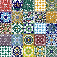 Marocké dlaždice 10x10 nástenné keramické dekoratívne 25 vzorov - Pazzo