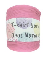 Włóczka T-SHIRT Yarn Opus Natura 100% recykling, spaghetti różowa 120m 650g
