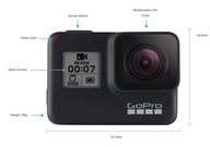 Kamera Sportowa GoPro HERO 7 Black 4K UHD (etui, a