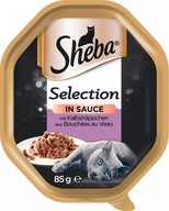 SHEBA SELECTION IN SAUCE Z CIELĘCINĄ W SOSIE 85g