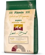 Fitmin dog medium maxi puppy lamb&beef 2,5 kg