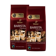 ZESTAW 2X TCHIBO BARISTA ESPRESSO KAWA PALONA ZIARNISTA 1000G