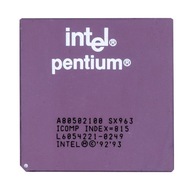 Procesor Intel PENTIUM 100MHz 1 x 0,1 GHz