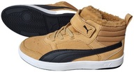 PUMA Rebound Street SD - buty dziecięce, ocieplane, skóra r. 25.