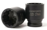 Nástavec hlava rázová hlavica 40mm 1/2" 12-hranná Cr-Mo oceľ ROCKFORCE