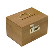 Wood Saving Box Treasure Chest Wooden Storage