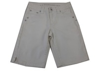 Bermudy jeans białe ARIZONA r 128