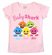 Tričko BABY SHARK ružové 110