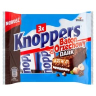 Knoppers Baton orzechowy Dark 120 g (3 x 40 g)