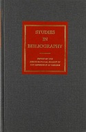 Studies in Bibliography, v. 60 Praca zbiorowa