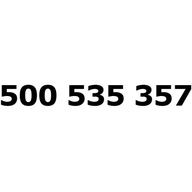 500 535 357 T-MOBILE ZŁOTY NUMER TELEFONU STARTER NA KARTĘ SIM NR TMOBILE