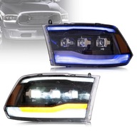 2× Zostava svetlometov LED projektora pre Dodge RAM 1500 2500 3500 2009-2021