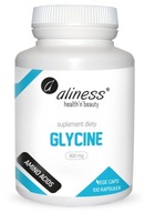 Glycine 800 mg Glycín Aminokyselina 100 kaps. ALINESS