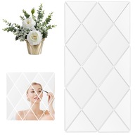 SAMOLEPICÍ FÓLIE ZRCADLOVÁ ZRCADLO AKRYLOVÁ 50X50 CM - 17 KS