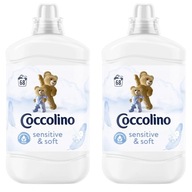 Coccolino Creations Sensitive & Soft Tekutina na oplachovanie Tkaniny 1,7L 68pranie x2