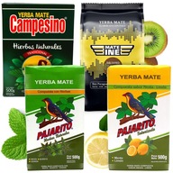 Yerba Mate Pajarito Menta Limon + Hierbas 4 x 500g