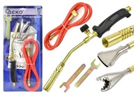 GEKO GÁZÉGŐ PISZTOLY UNIVERZÁLIS FORRASZTÓPÁKA 3 VÉGŰ PROPÁN-BUTÁN G20005