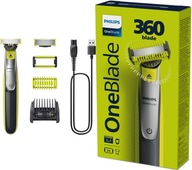 Golarka | Trymer Philips OneBlade 360 | Do ciała i twarzy | QP2834/20