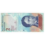 Banknot, Venezuela, 2 Bolivares, 2013, 2013-10-29,