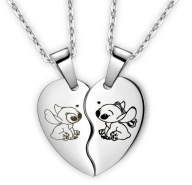 Náhrdelník priateľstva Stich Lilo & Stitch BFF BEST FRIENDS pre páry 3