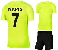Nike komplet strój piłkarski z NADRUKIEM L męski