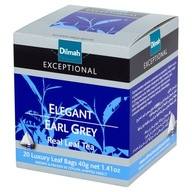 DILMAH EXCEPTIONAL czarna ELEGANT EARL GREY aromat bergamoty 20 TOREBEK