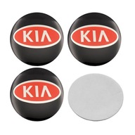 4Szt.Kia Logo EMBLEMATY SAMOLEPKY DISKY 56MM