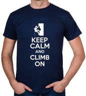 koszulka KEEP CALM AND CLIMB ON prezent