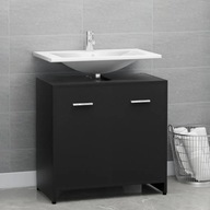 Kúpeľňová skrinka čierna 60x33x61 cm drevotrieska