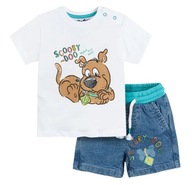 COOL CLUB Komplet chłopięcy, T-shirt + Szorty Scooby-Doo roz 74 cm