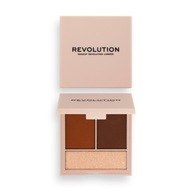 Makeup Revolution Face Powder Contour Compact Zestaw do konturowania Light