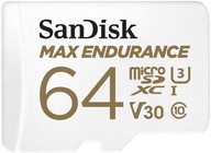 SanDisk Karta microSD MAX ENDURANCE 64GB + adapter