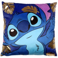 Stitch DISNEY Tmavomodrý štvorcový vankúš, veľký